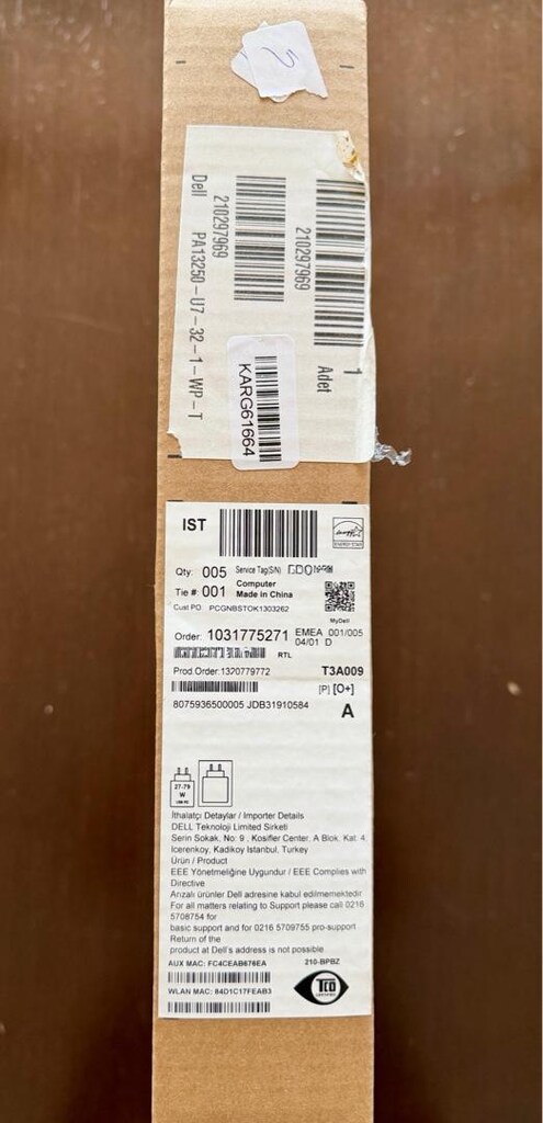 Dell Pro 13 Premium Ultra 7 268V 32GB 1TB SSD Intel Arc 13.3 QHD+ Touc - 3