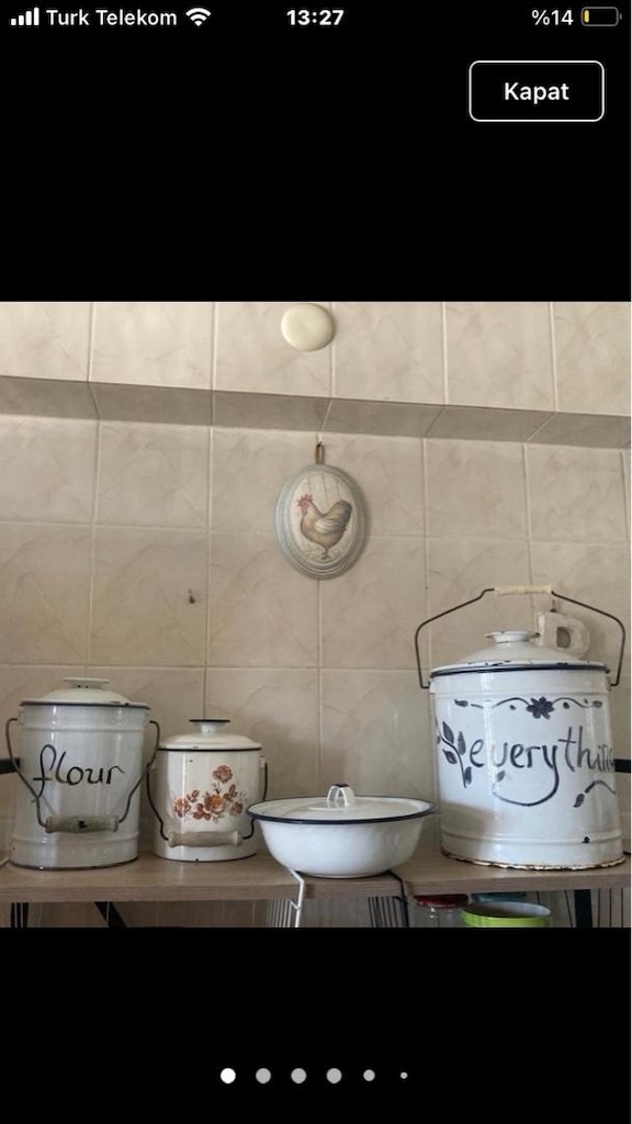 Emaye saklama kapları