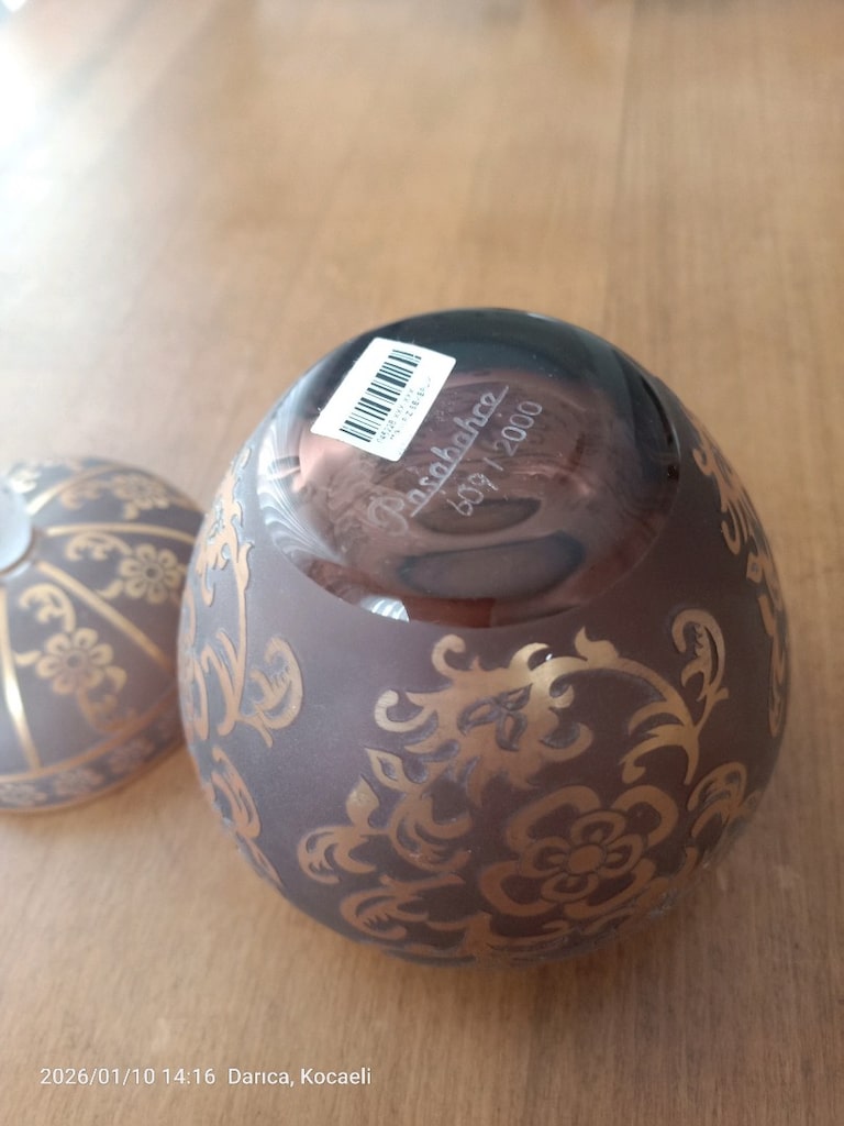 Paşabahçe özel üretim Osmanlı sekerlik - 3
