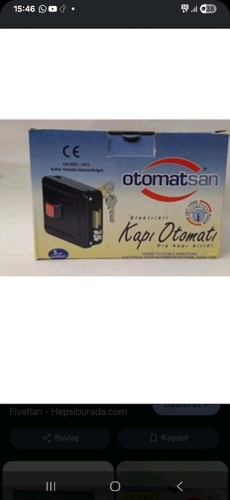 Otomatsan Uzun Barel Elektrikli Kapı Otomati - 2