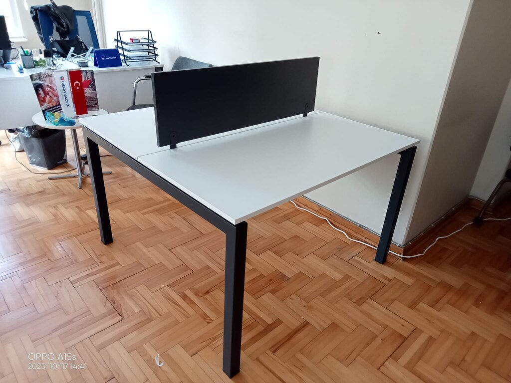 2 KİŞİLİK SATIŞ DESTEK MASASI + 2'Lİ BÜRO MASASI + MORE OFİS - 4