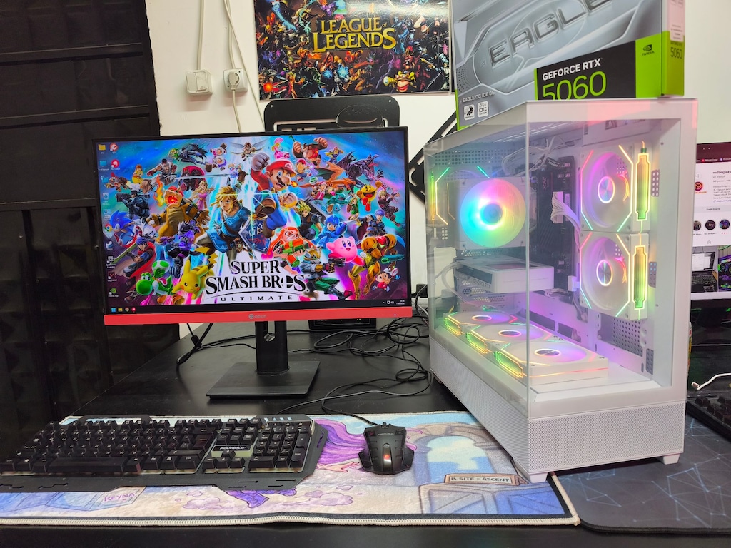 SIFIR DDR5 - R5 7500F-16GB-500GB-RTX5060 8GB-27 İnc 180Hz Monitör - 5