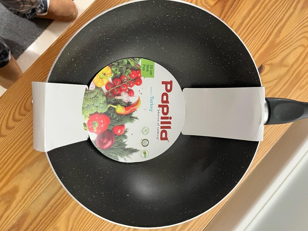 Papilla Ragnar Wok Tava, Siyah 28 cm - 4