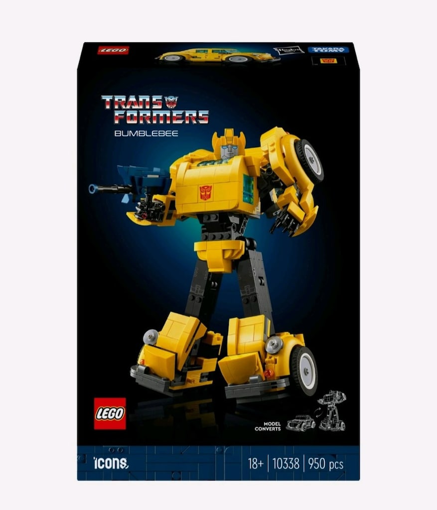 LEGO 10338 Icons Transformers Bumblebee figür Robot Aksiyon Yapım Seti - 9