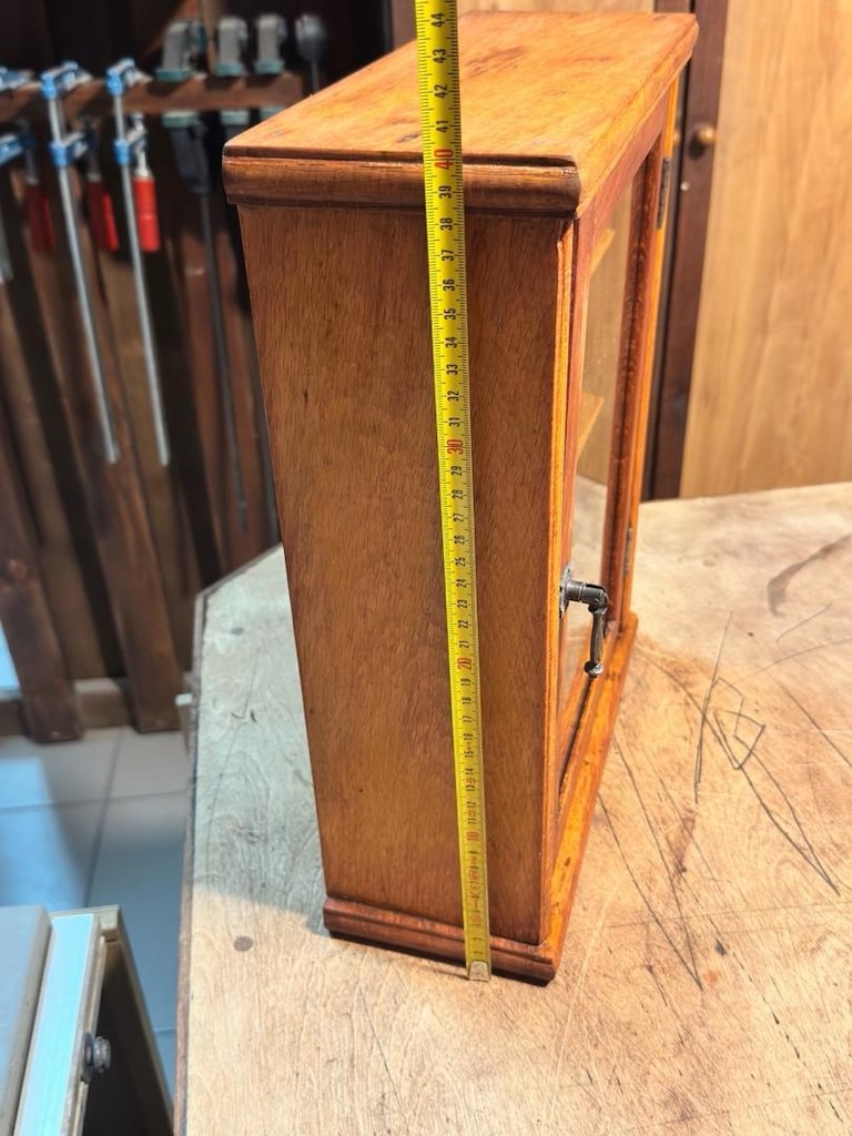 Vintage camlı dolap - 6