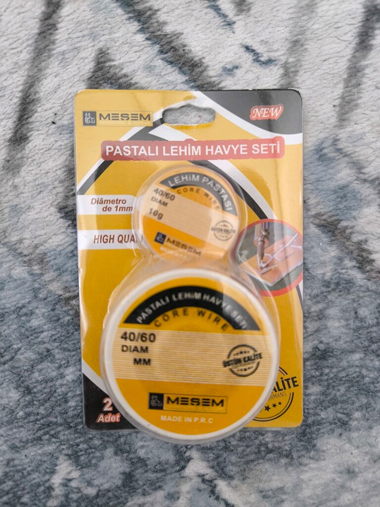 Lehim makinası teli yağı birlikte sıfır - 2