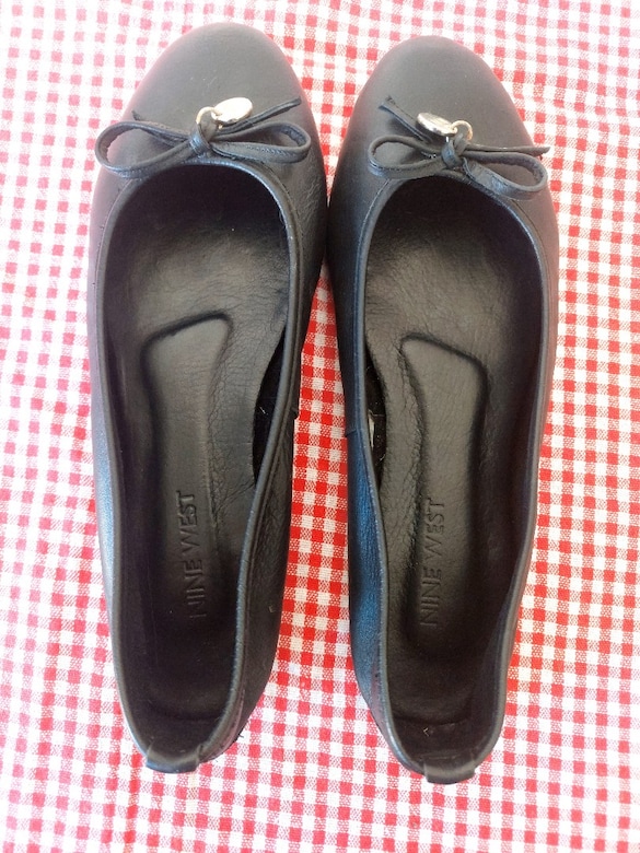 Nine West Fiyonklu Siyah deri Babet - 8