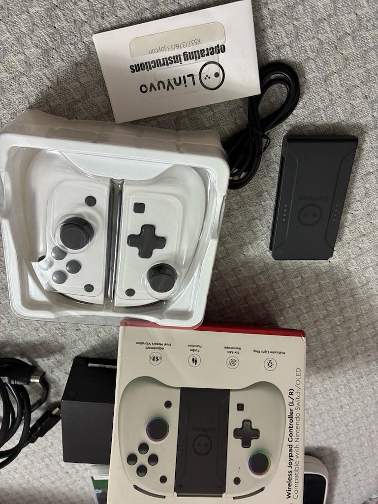 Kablosuz RGB Nintendo joycon joypad Nintendo Switch ve OLED uyumlu - 3