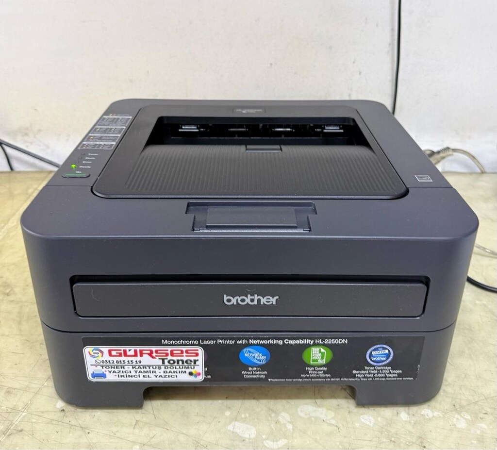 YAZICI BROTHER HL2250DN LASER Ekonomik Bakımlı Networklu - 5