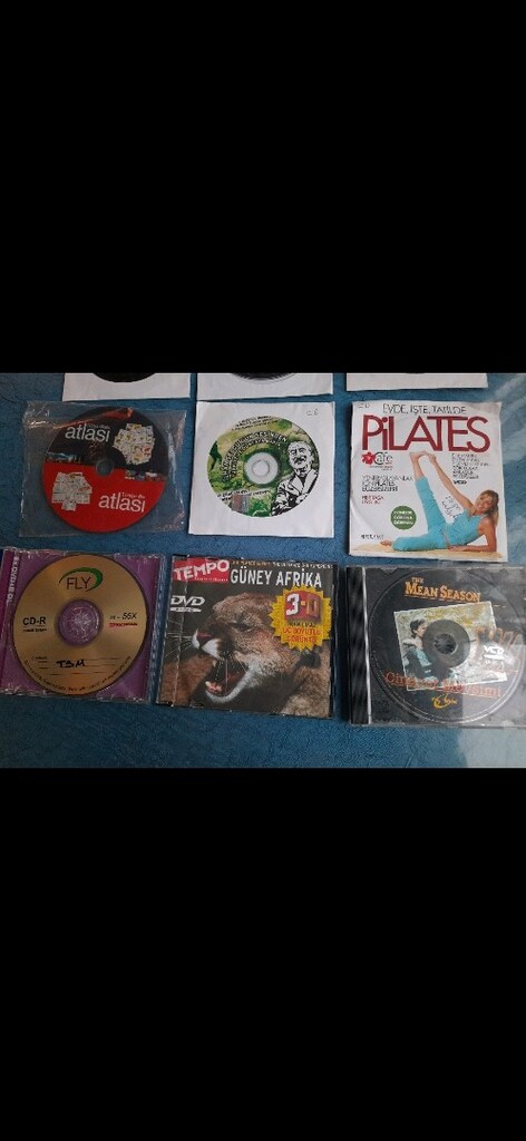 TESLİM YERİ:AKÇAY ADET FİYATI: 20 TL.MUHTELİF DVD - CD. - 4