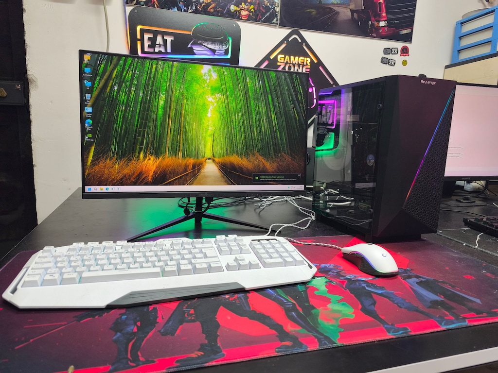 FULL TAKIM PC i5 3470-8GB-256GB SSD-GTX 1030 2GB-24 İNC 200 Hz Monitör - 3