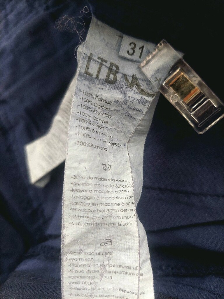 LTB 1948 bol cep çivit mavi kargo şort - 9