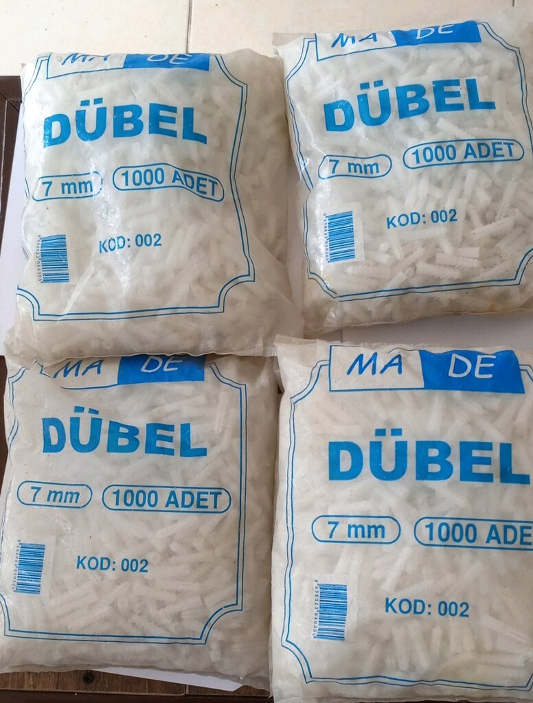 ALÇIPAN DÜBELİ VE 7MM DÜBEL - 3