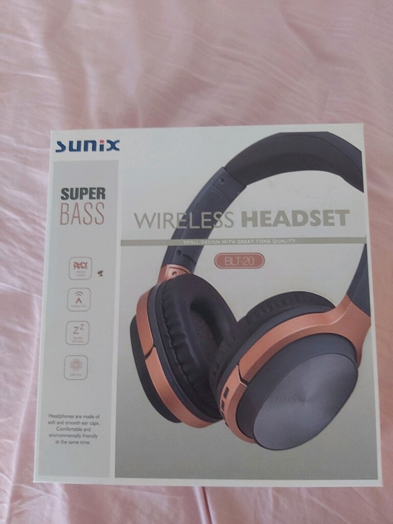 Sunix BLT-20 Kulak Üstü Super Bass Bluetooth Kulaklık - 4