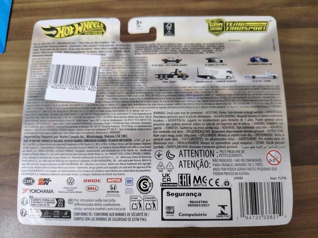 Hot wheels team transport 67 off road camaro,terra TORQUE - 4