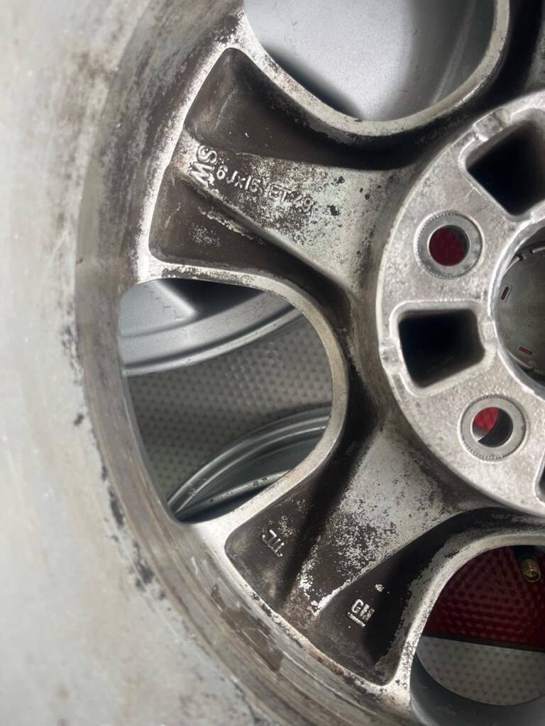 opel vectra orjinal çıkma jantı takım kırık kaynak yok temizdir 15inç - 8