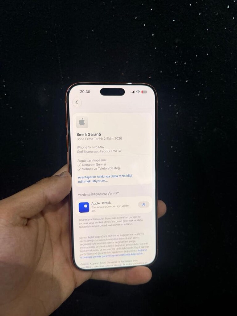 APPLE 17 PRO MAX 256 GB PİL 100 GARANTİLİ SERİ ÇİFT SIM - 8