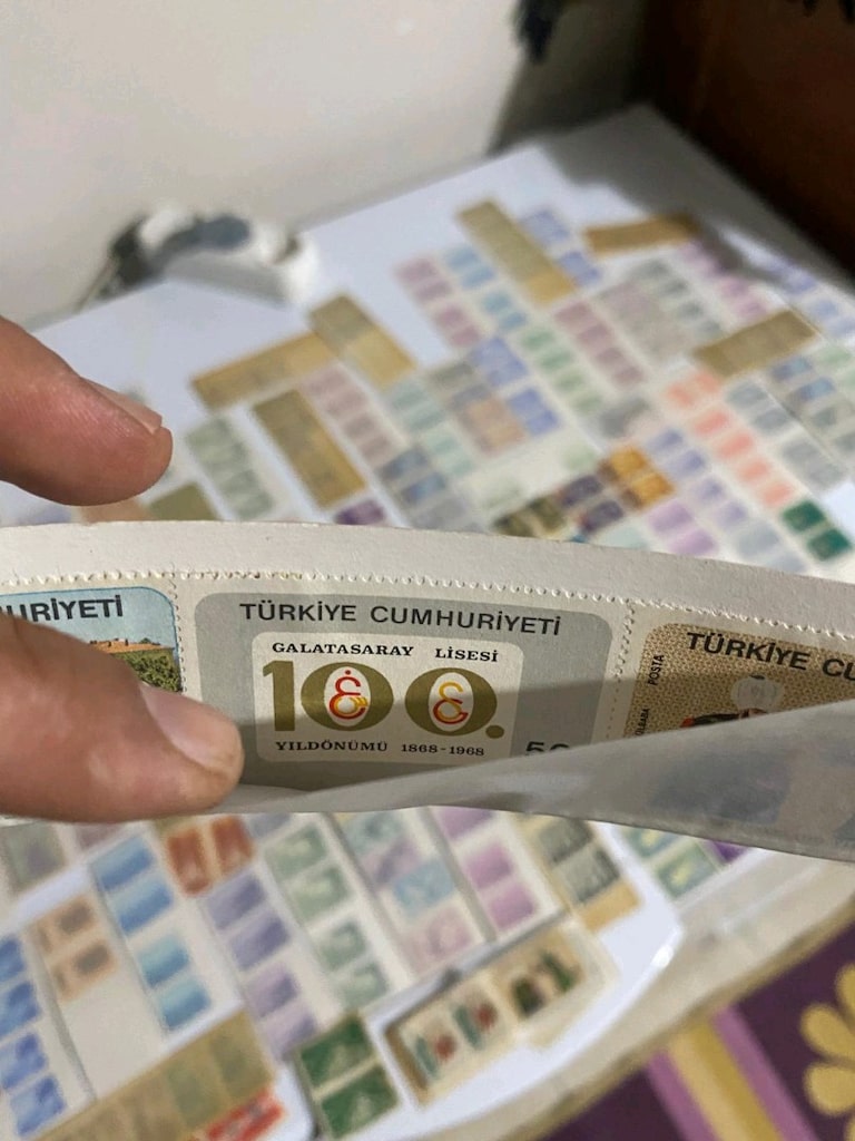 Mükemmel bir şekilde korunmuş Yıpranmış Pul Koleksiyonu - 3