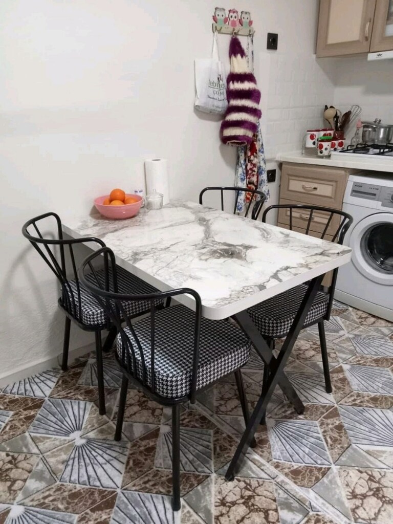 4 kişilik masa sandalye - 6