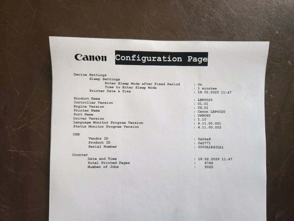Canon LBP6020 LAZER YAZICI - hatasız - 5