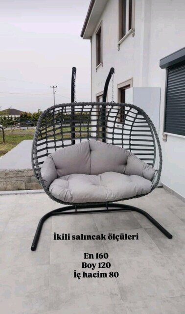 Rattan Armut Salıncak, Balkon Salıncağı, Bahçe Salıncağı KAPIDA ÖDEME