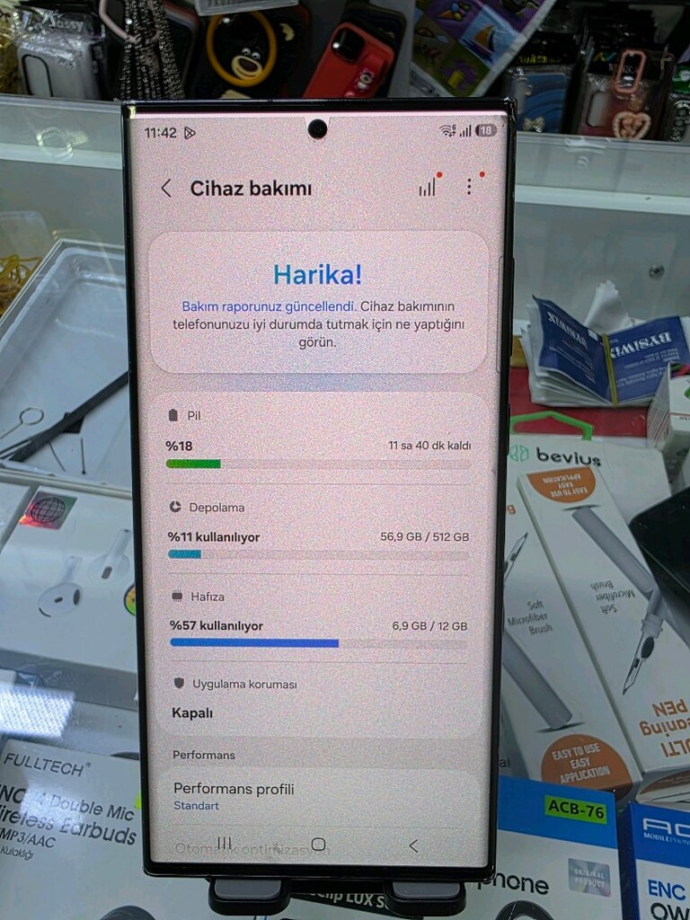 s23 Ultra 12 GB RAM 512 GB hafıza cihaz hatasız değişensiz - 3