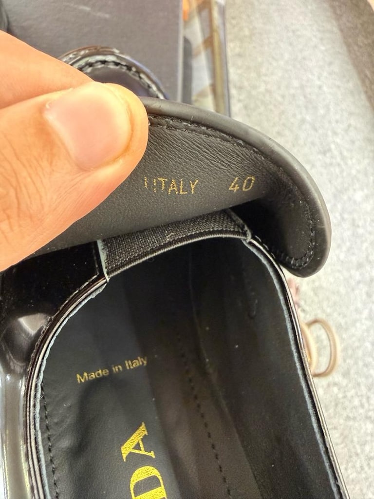Prada Trianga Siyah Deri Loafer Ayakkabı - 7