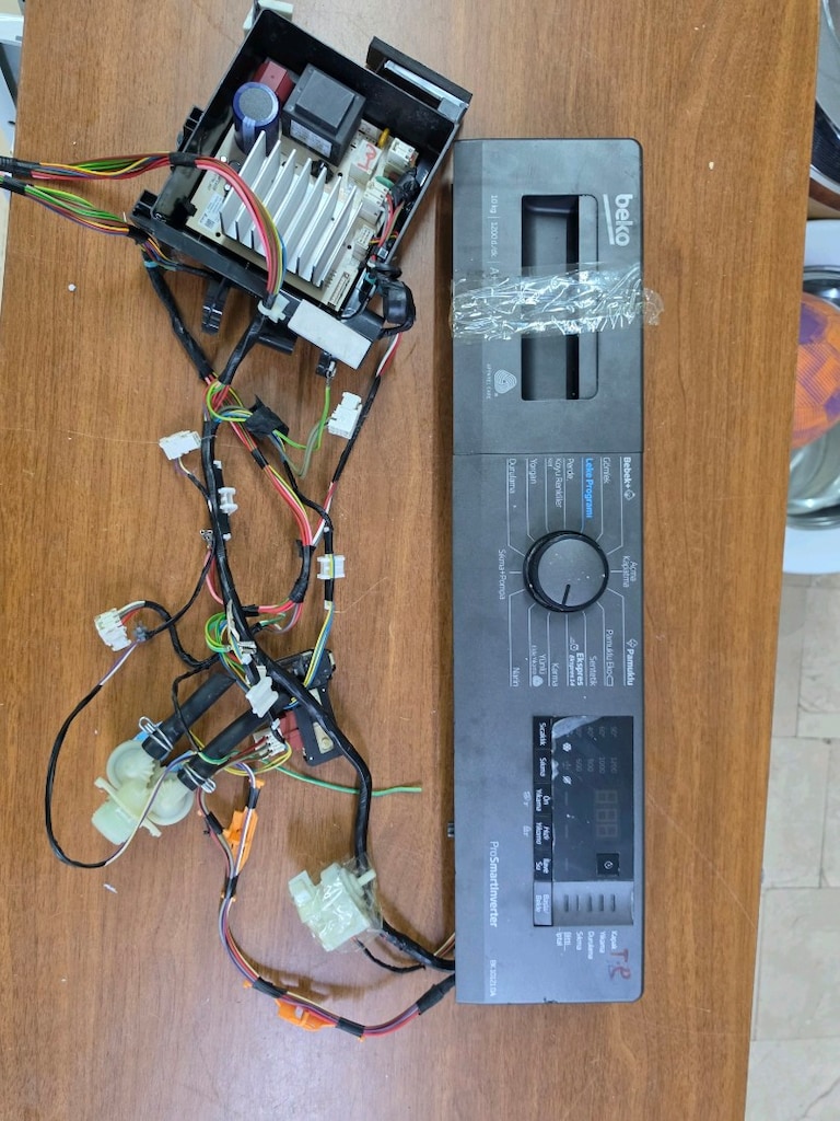 Orijinal Beko BK 10121 DA Panel, Kart ve Komple Kablo Tesisatı - 4