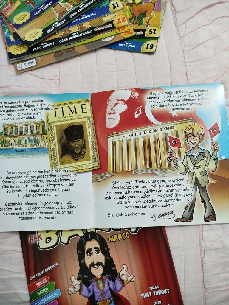 ADAM OLMUŞ ÇOCUKLAR, 14 adet, temiz, yazı çizik karalama yok, 24 sayfa - 8