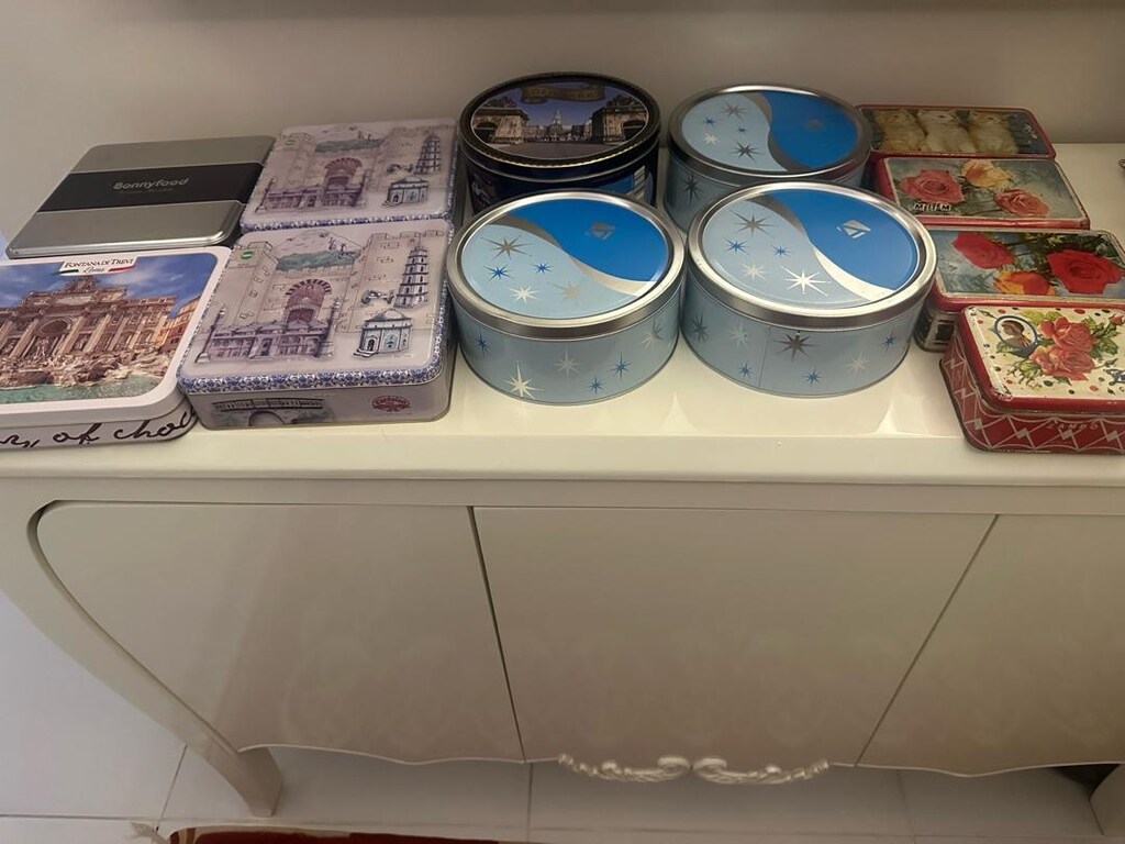 Saklama teneke kutular sondaki 4 kutu vintege tek tek de satılır - 3