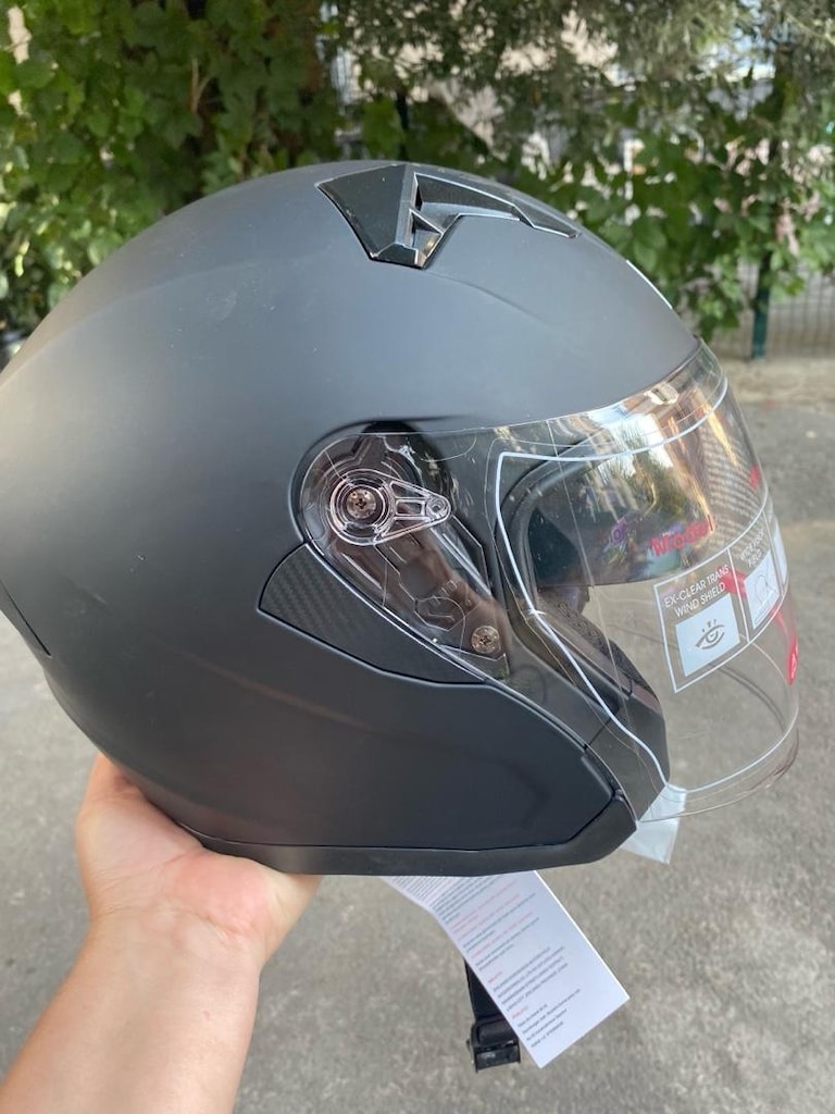 Kask çenesiz otomatik gözlük indirmeli - 2