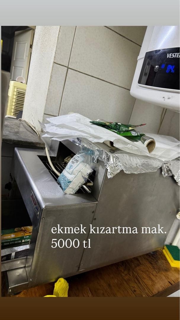 ACİL SATILIK EKMEK KIZARTMA MAKİNESİ