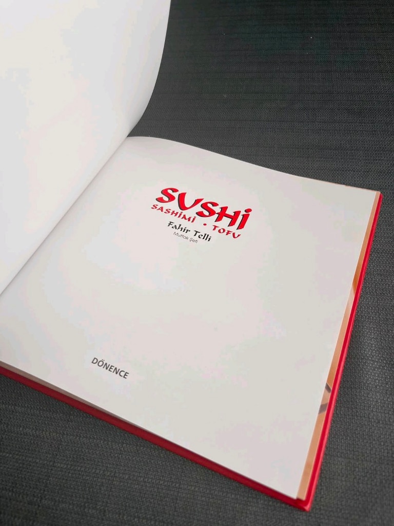 Sushi Sashimi Tofu Yemek Tarif Kitap - 4