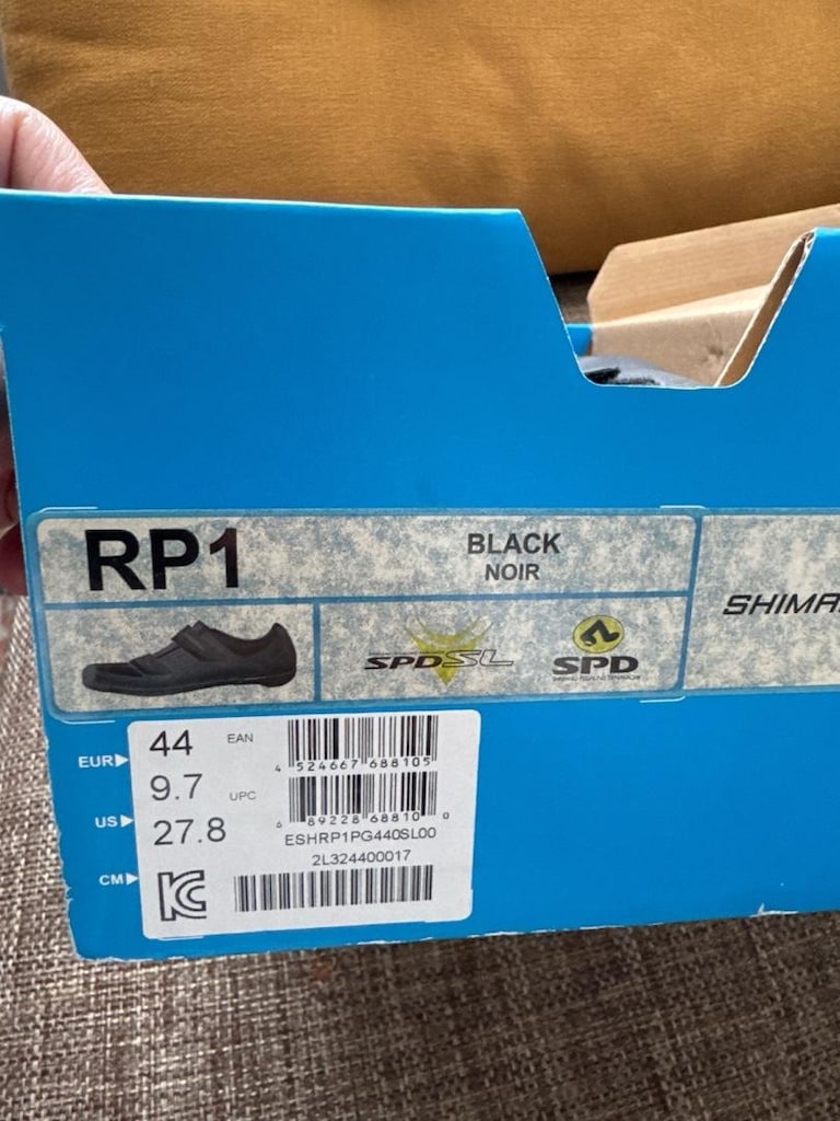 shimano rp1 bisiklet ayakkabısı 44 numara - 2