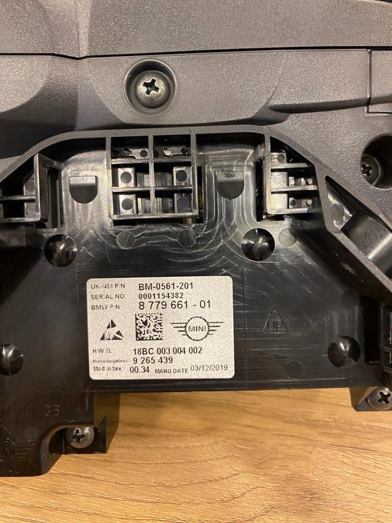 mini cooper / countryman F54/F55/F56/F57/F60 orijinal gösterge paneli - 5