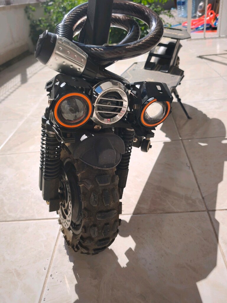 2000w çift çeker 80km/h scooter - 12