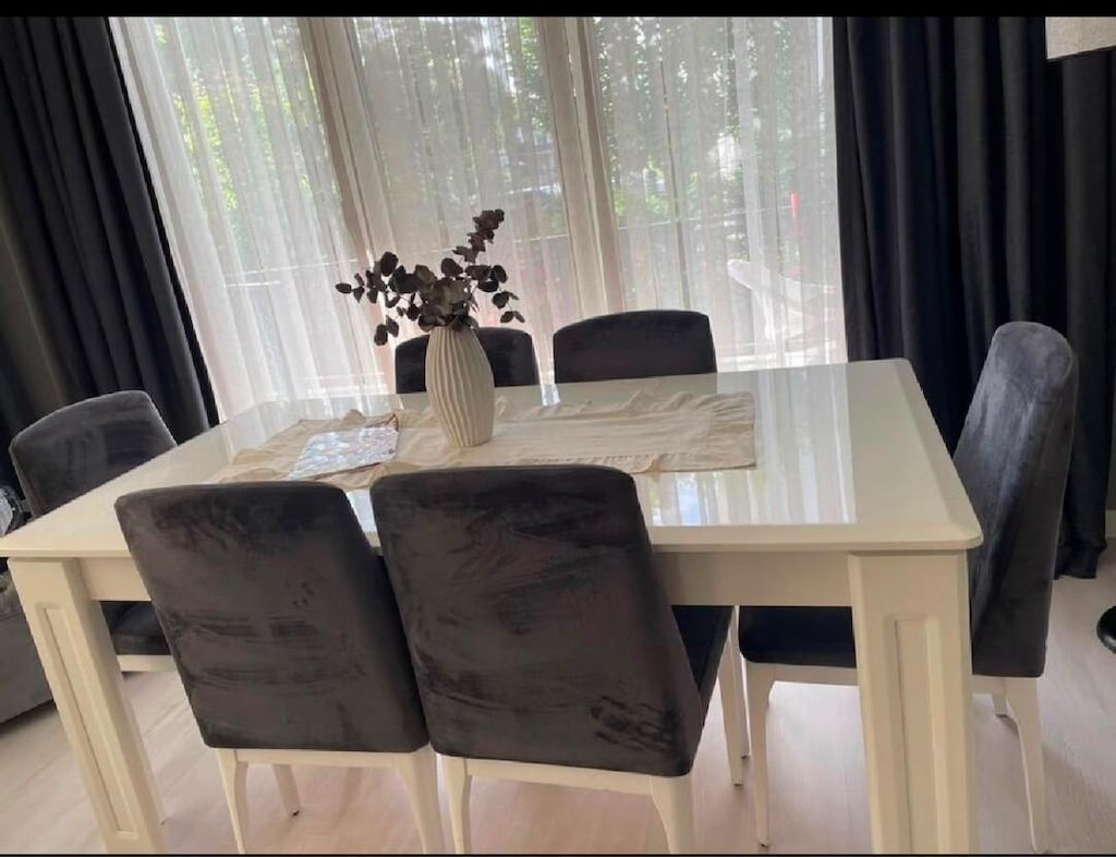 Tay tüyü sandalye takımı mdf lam büyüyen + ortası sandıklı yemek masa - 3