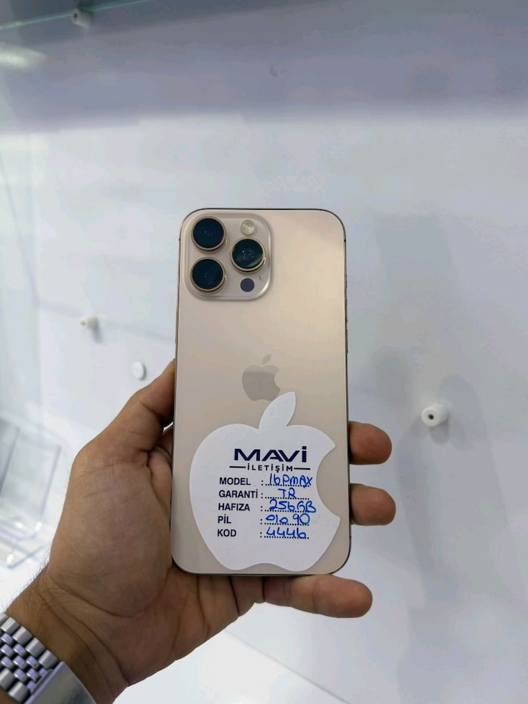 İPHONE 12 PRO MAX 128GB PİL %100 GOLD RENK - 8