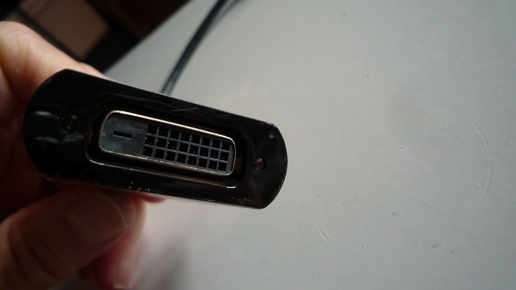 Orijinal HP DisplayPort to DVI Dönüştürücü - 5