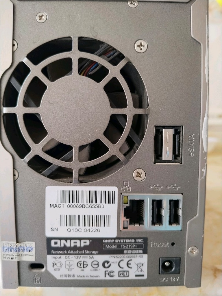 Qnap TS-219P+. Nas +2 TB hdd - 2