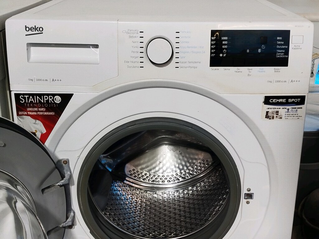 BEKO 9 KG ÇAMAŞIR MAKİNESİ İZMİR İÇİ 3 AY GARANTİMİZ VARDIR - 4