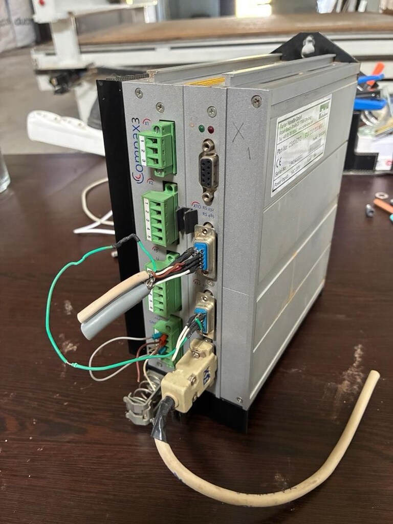 Parker compax3 1kw servo motor sürücü set - 7