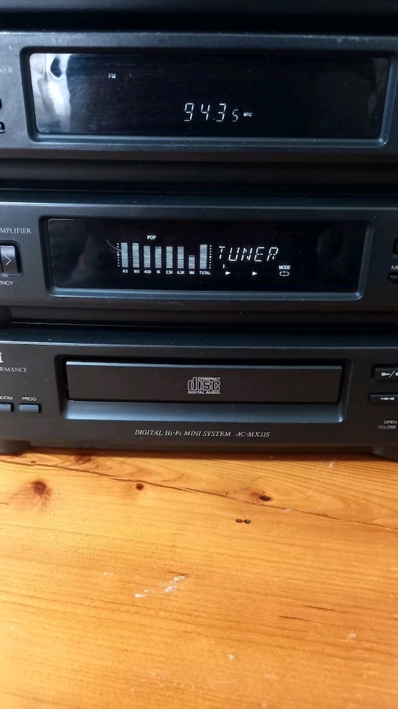 AKAI AC-MX115-T 2 katlı müzik seti amplifer - 4