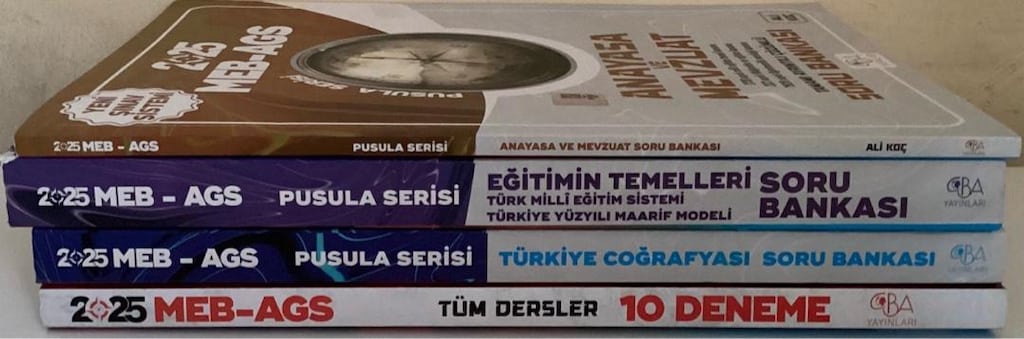 MEB AGS SORU BANKASI VE GENEL DENEME SETİ 2025 CBA YAYINLARI
