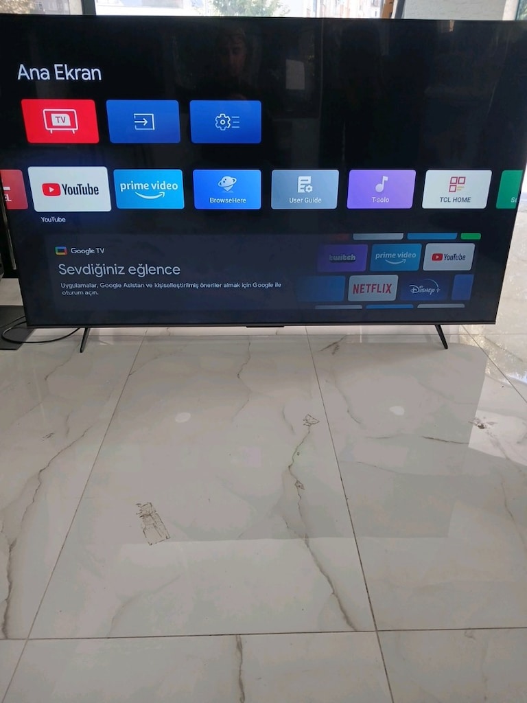 75 C 645 QLED TCL 120 HZ GOOGLE SMART TV UYDU ALICILI - 7