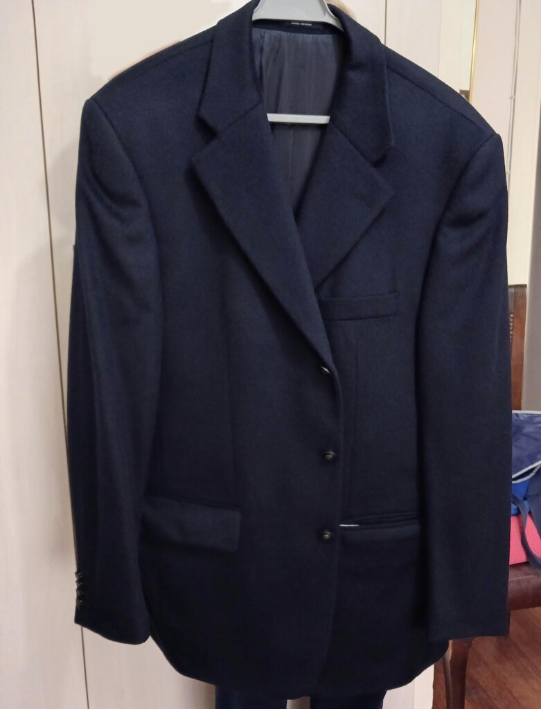 Lacivert kaşmir blazer ceket