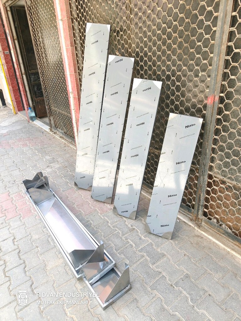tek katlı duvar rafı krom duvar raf endüstriyel hazır mutfak duvar raf - 17