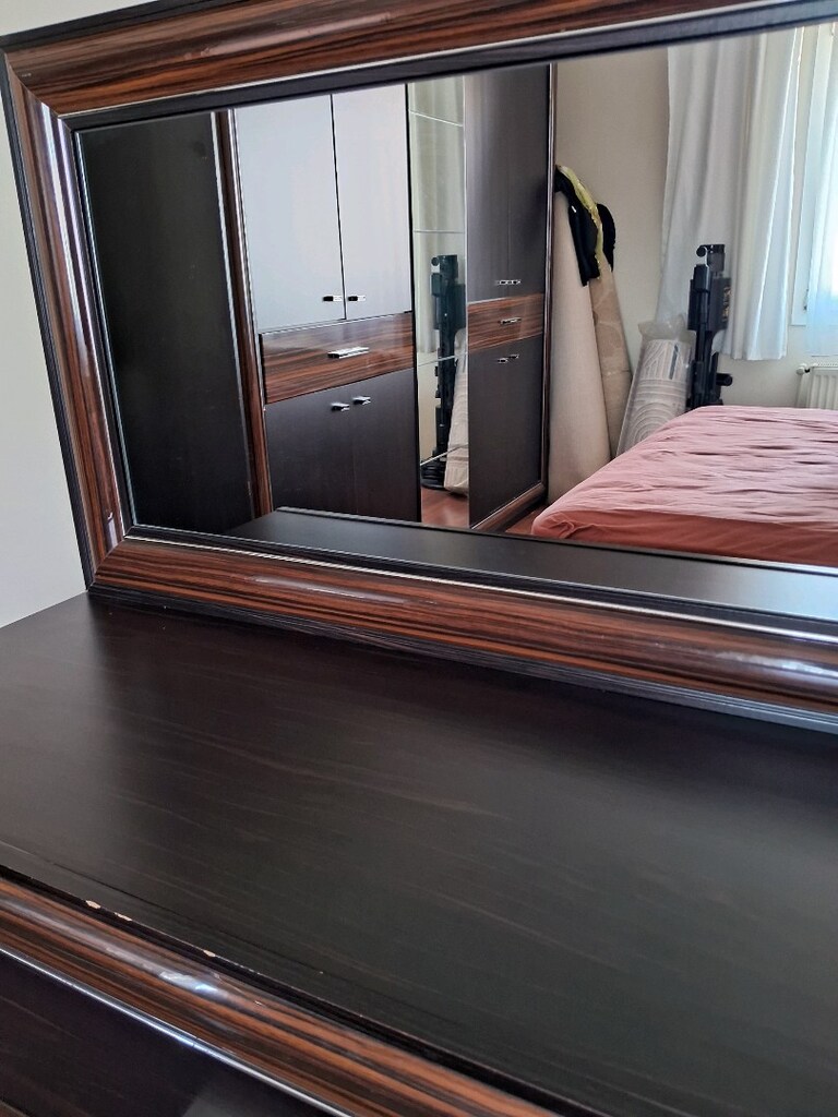 Elbise dolabı(beş kapılı)iki komidin,bir şifonyer - 4