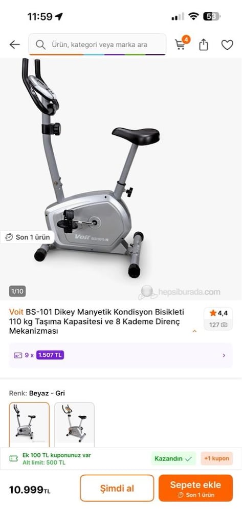 voit kondisyon bisikleti - 4