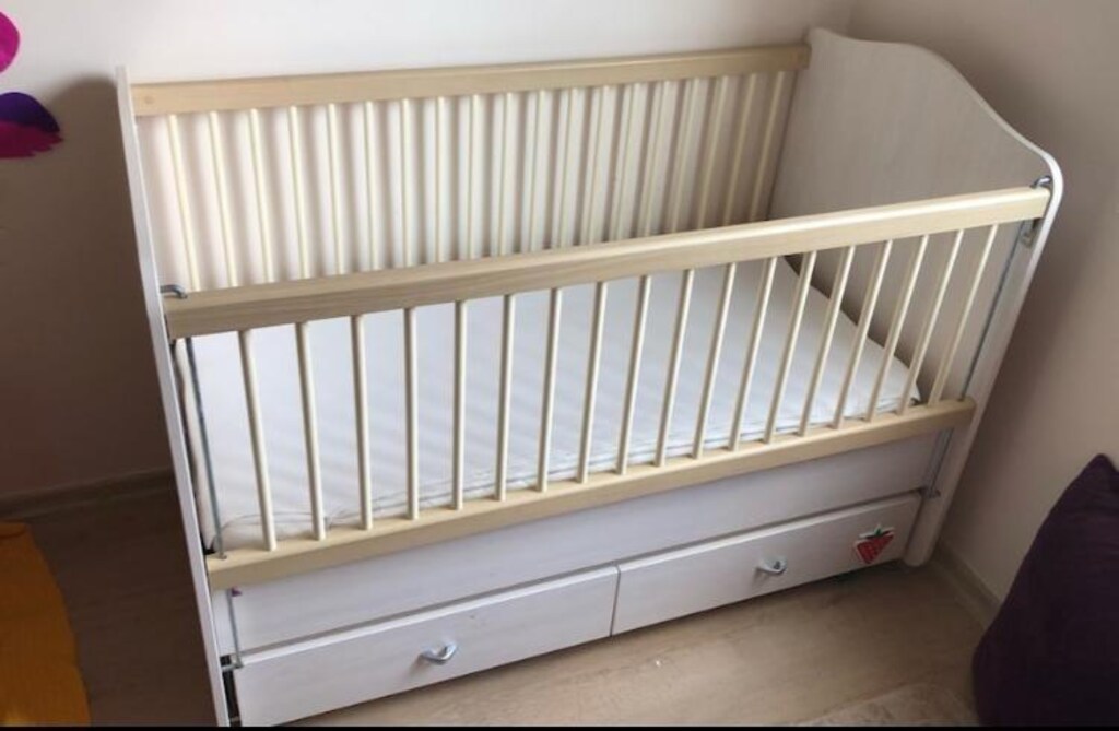çilek mobilya sallanan bebek/çocuk karyola - 6